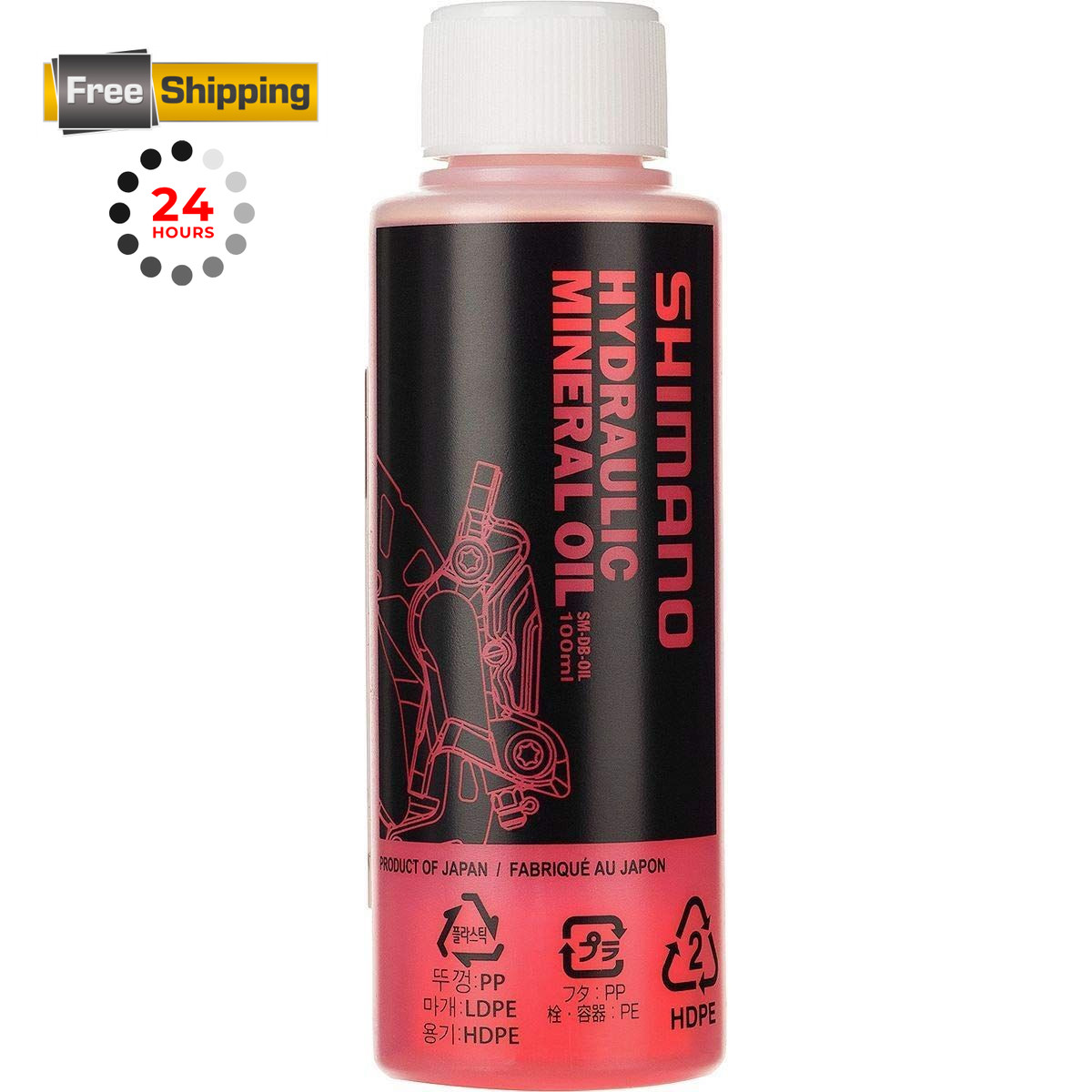 Shimano Hydraulic Mineral Oil (100Ml) One Color, 100Ml 100ml, Color