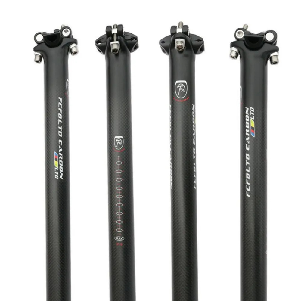 Carbon Seatpost 25.4/27.2/30.8/31.6mm 3k MTB/Road Bicycles Seat Post Bike Partrs