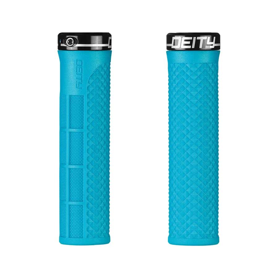 New Deity LockJaw Grips 132mm Turquoise Pair