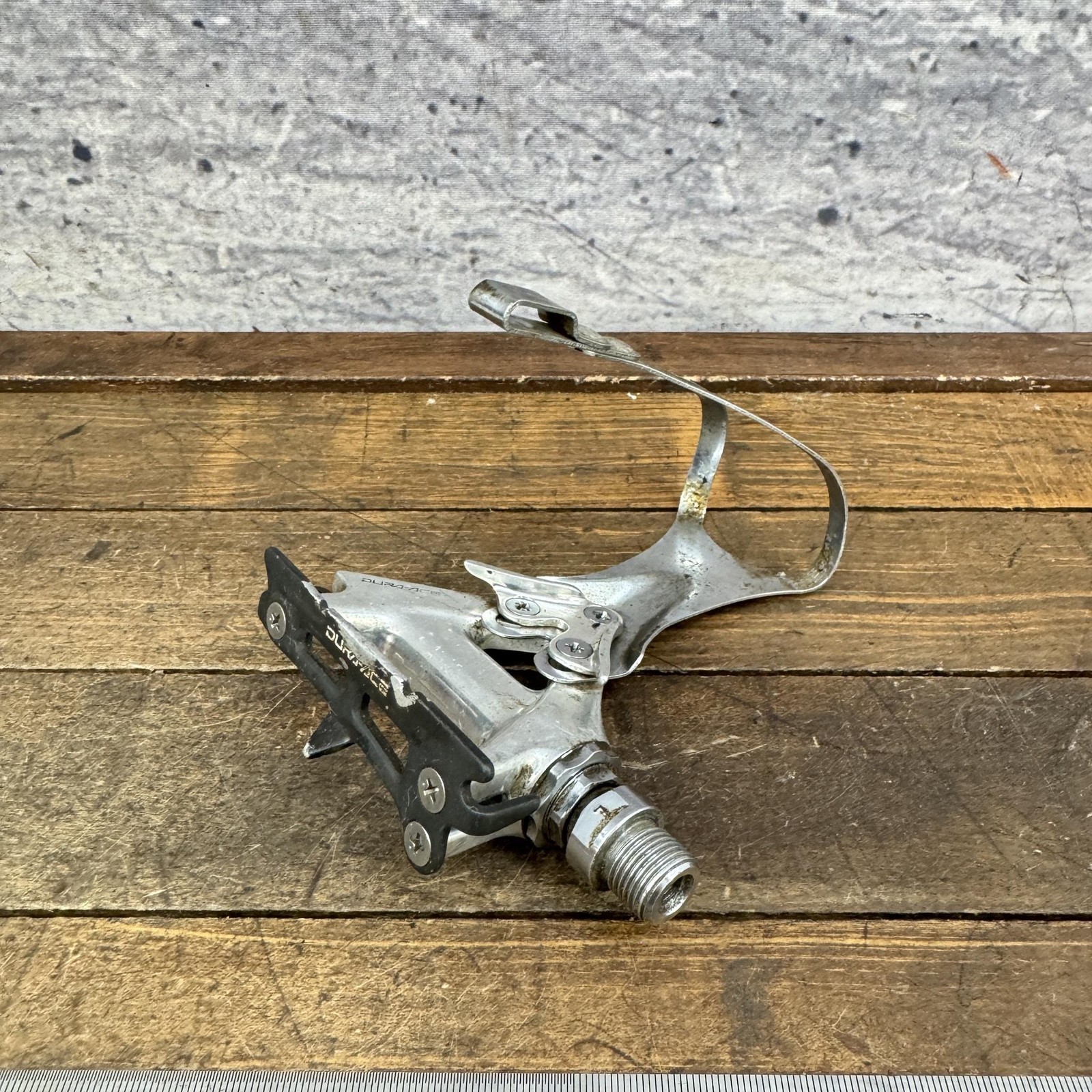 Vintage Shimano Dura-Ace PD-7400 LEFT Pedal 9/16 In Toe Clip Road Eroica