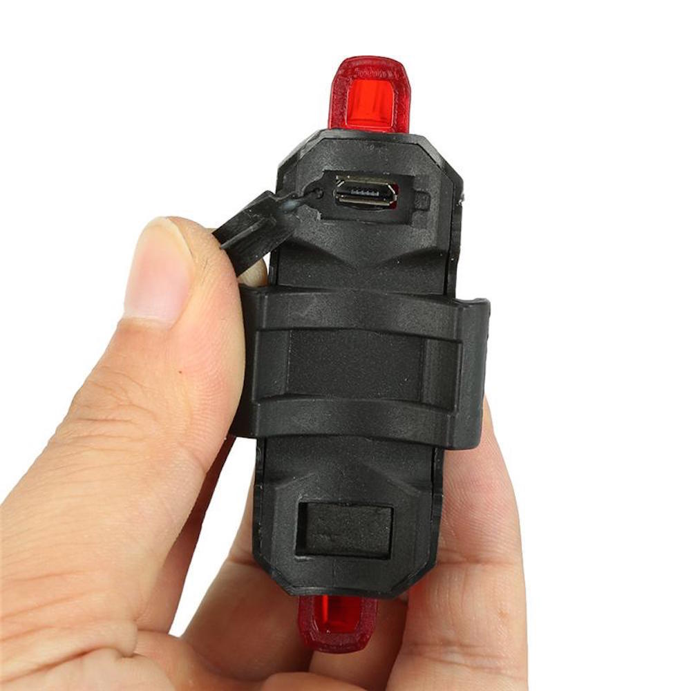 MICRO USB RECHARGEABLE LED Bike LIGHT Bar Head Rear Tail frame Bicycle Beam Lamp