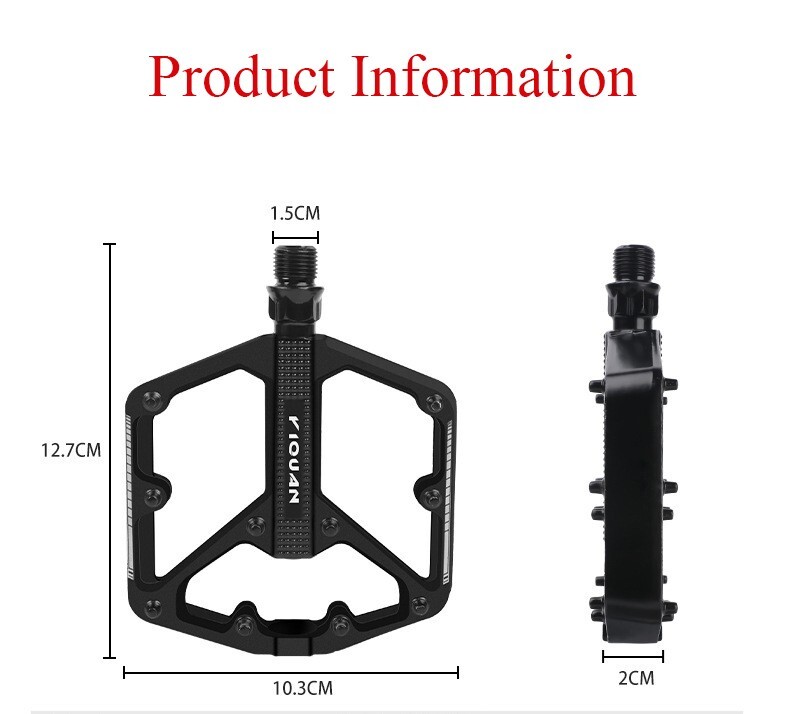 9/16in MTB Bike Alloy Sealed Bearing Pedal Hollow Lightweight Design