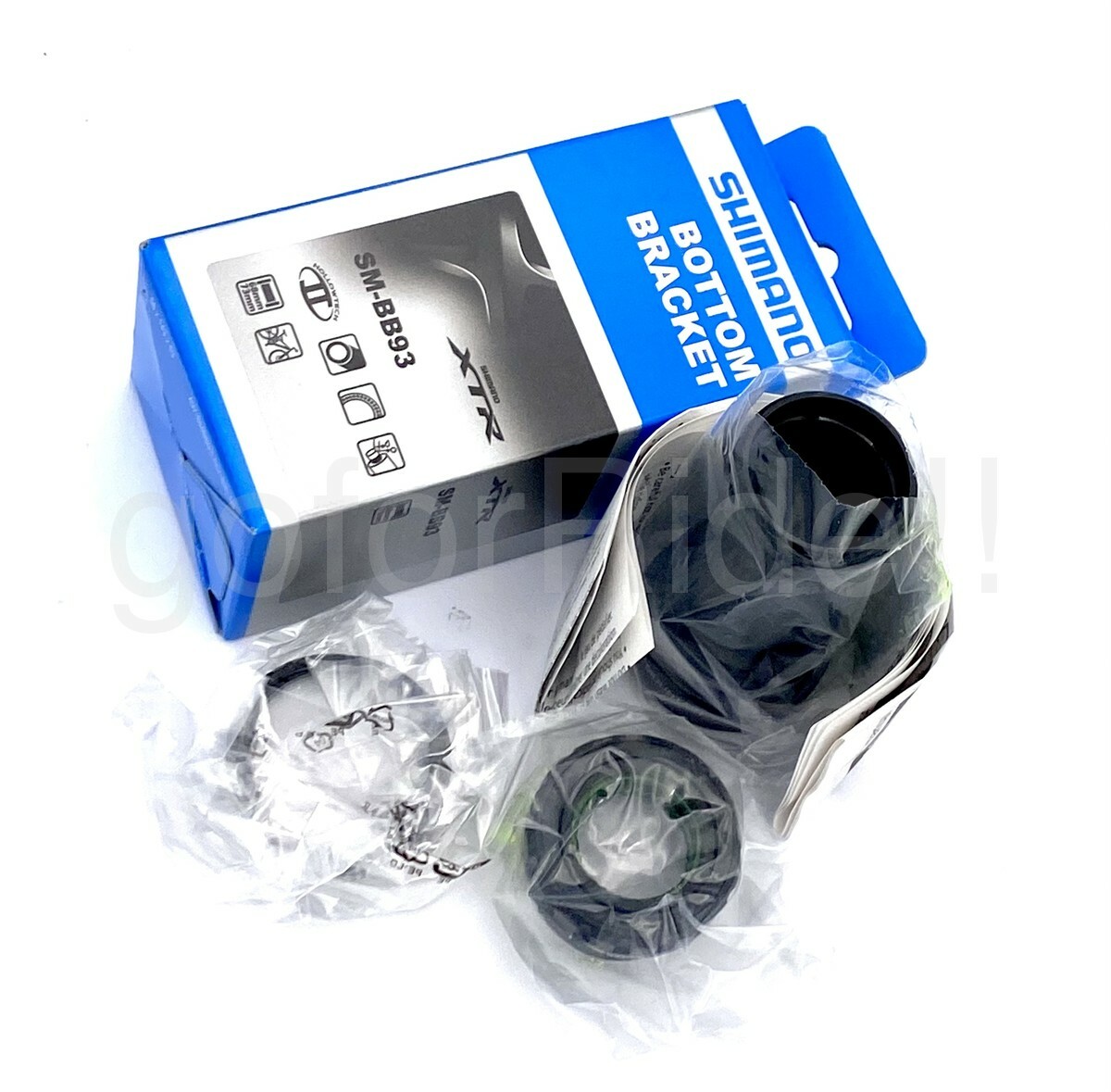Shimano XTR Hollowtech II Bike Bottom Bracket SM-BB93 BSA 68/73-mm BSA Black