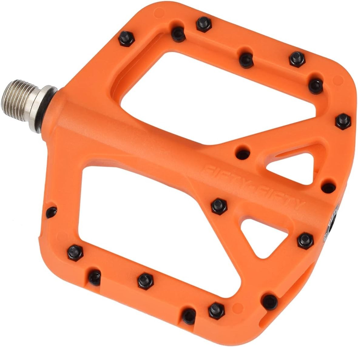 Non-Slip MTB Nylon Composite, 9/16″ Bicycle Pedals, Lightweight and Wide Flat…