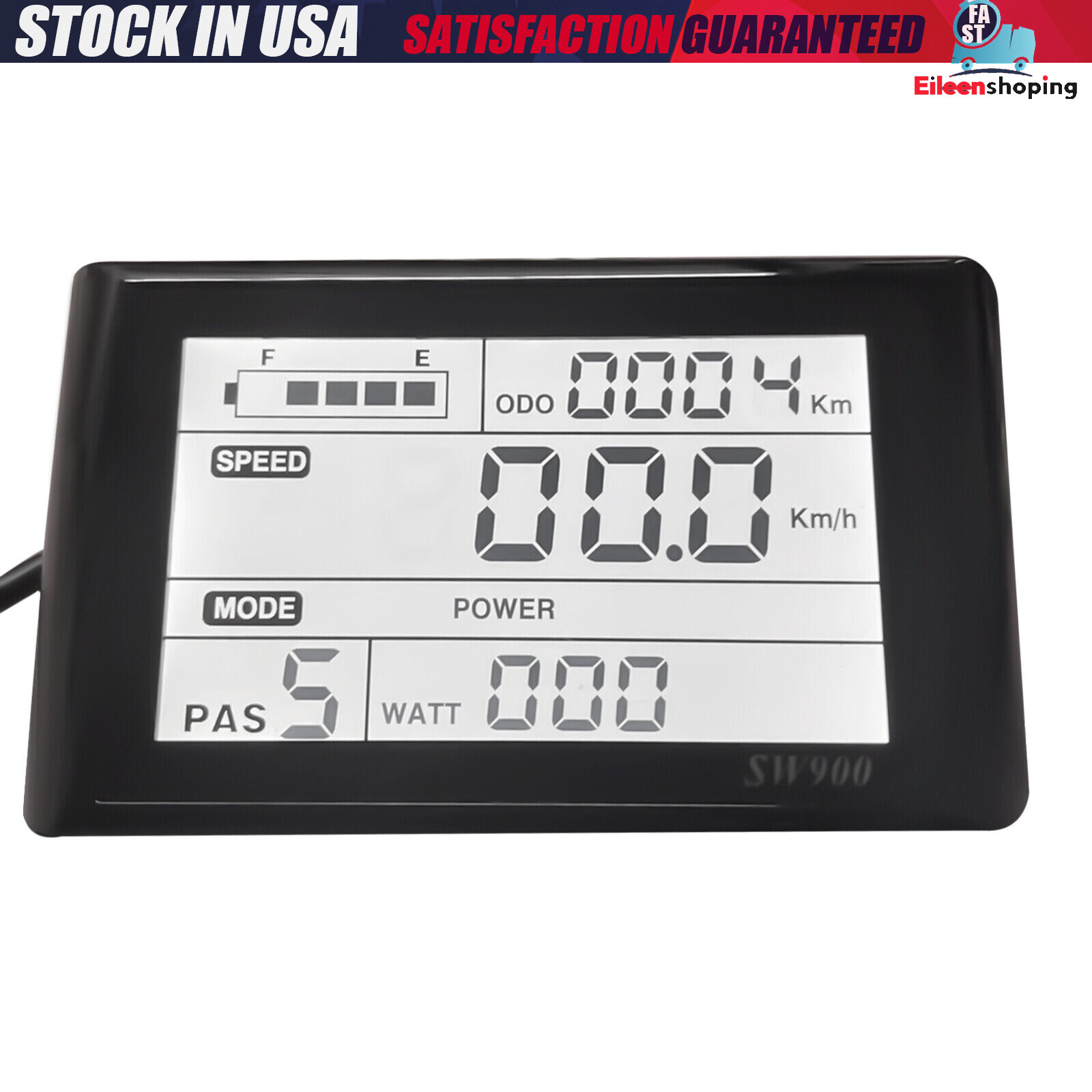 2000 Watt E Bike Motor 27.5″ inch Rear Wheel LCD Electric Bicycle Conversion Kit