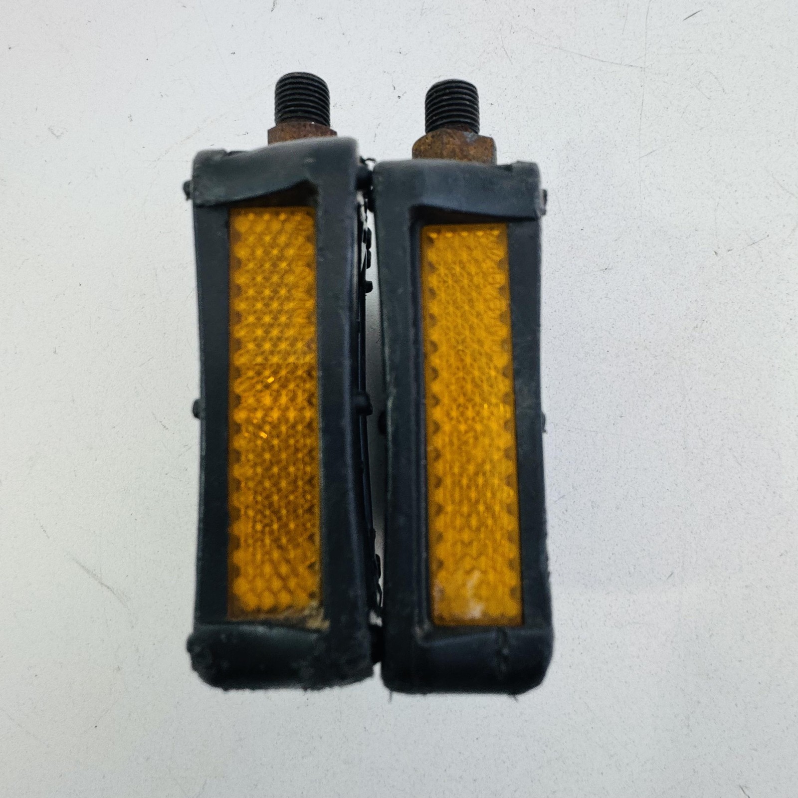 Vintage GT VP-912 Platform Bike Pedals Pair Black 1/2in BMX Bike Plastic A50