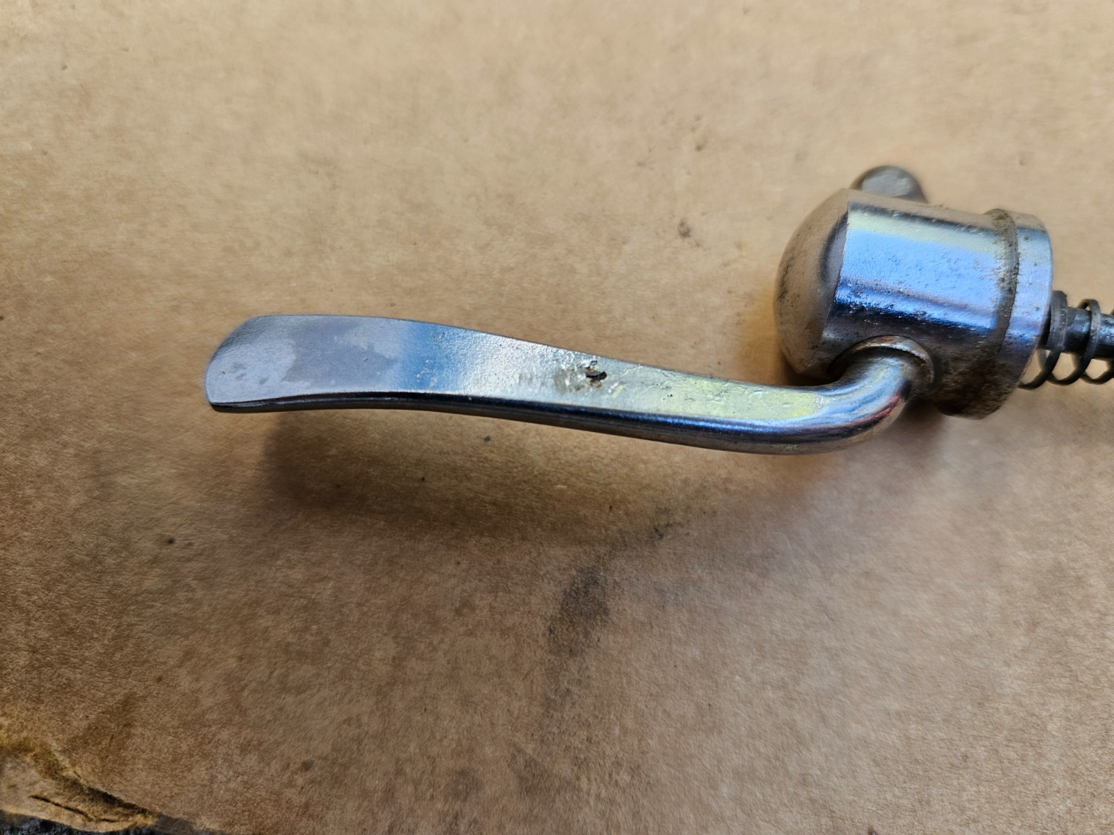 Vintage Mavic Quick Release Road Bike Front Skewer 100mm Spacing Chrome France