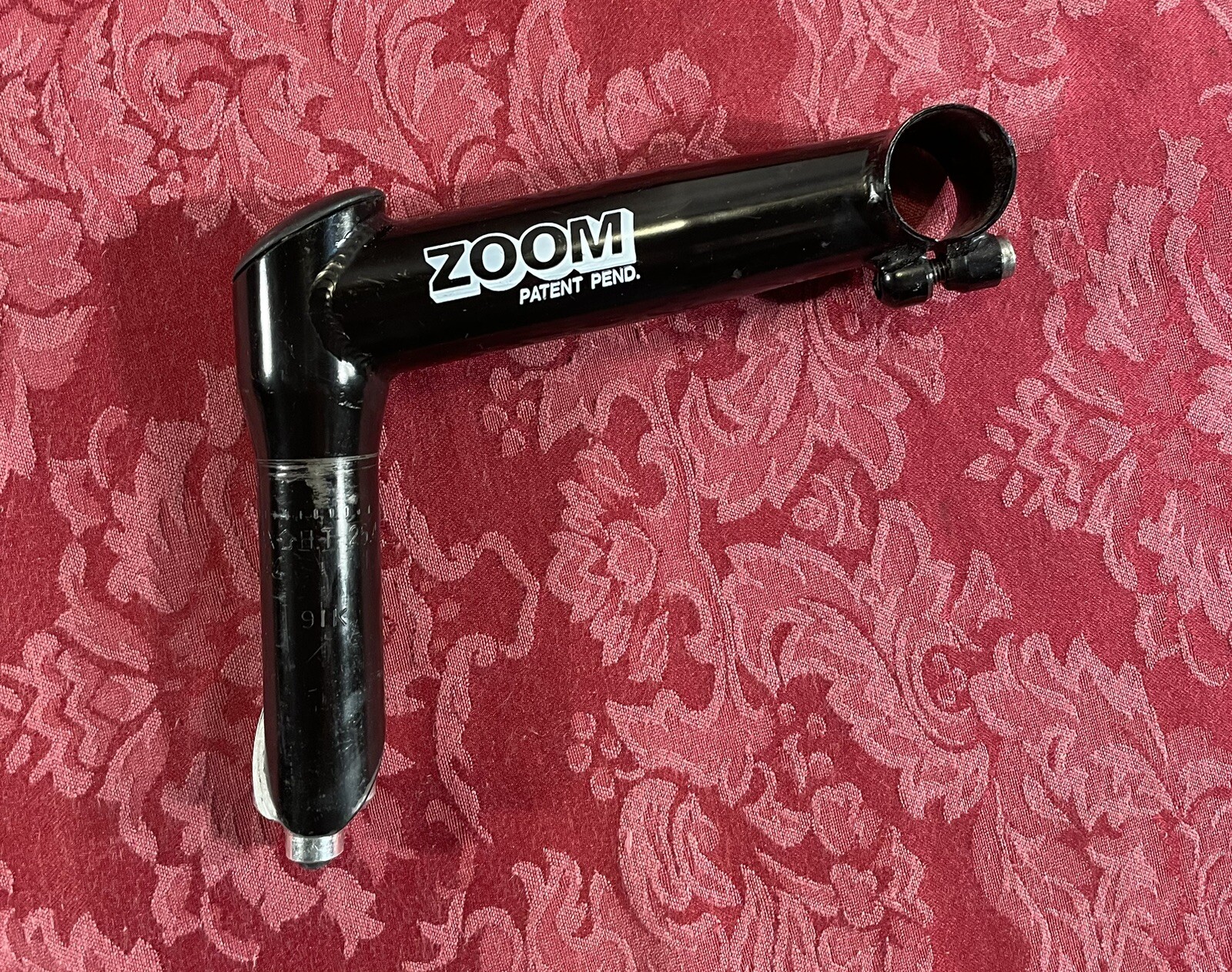 Vintage Zoom Stem 135mm 25.4 mm 1 1/8 in Threaded 15 Degree Rise Black
