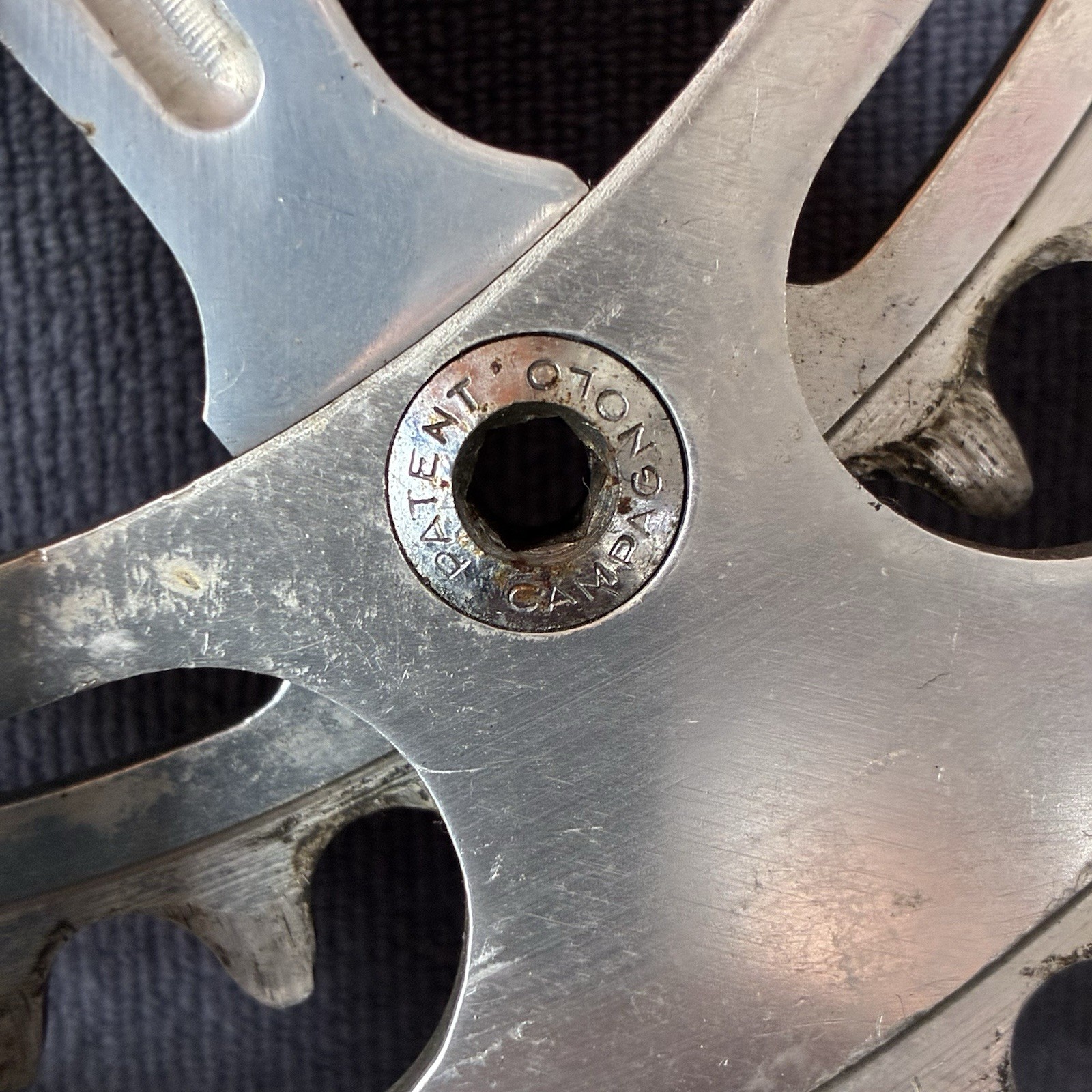 Campagnolo Super Record Nuovo Strada Crankset 172.5mm 52/42T Made In Italy