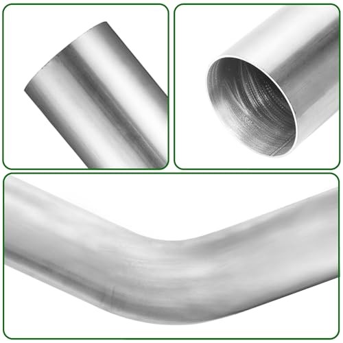 2.5″ OD 45 Degree Exhaust Pipe Stainless Steel Mandrel Bend Elbow, 2.5 Inch