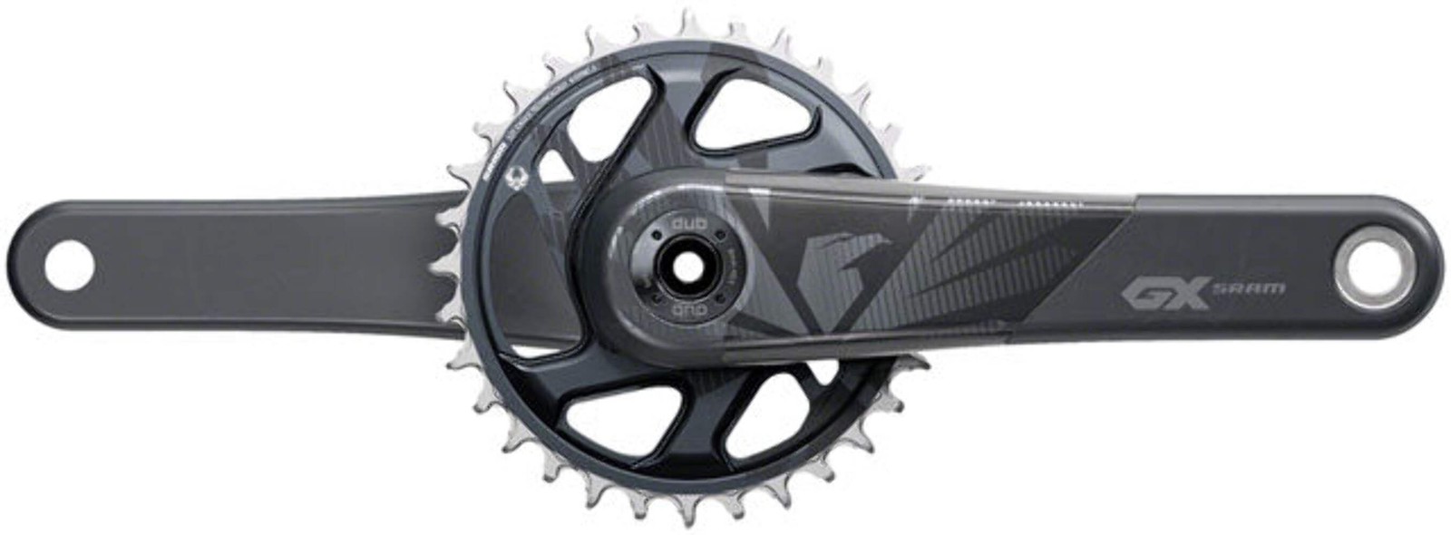 SRAM GX Eagle Carbon Boost Crankset – 12-Speed, 32t, Direct Mount, DUB Spindle I