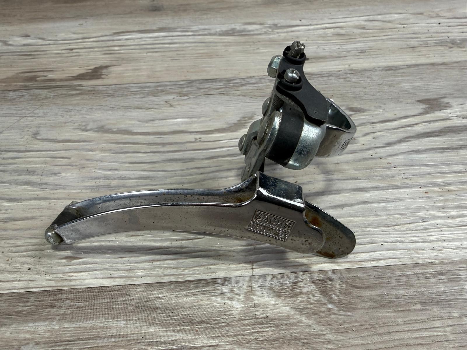 Vintage Sachs Huret Front Derailleur 28.6 mm Clamp Bottom Pull Made in France