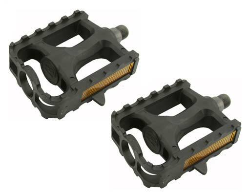 ABSOLUTE M.T.B BICYCLE PEDALS 861 IN BLACK COMPATIBLE WITH 9/16 CRANK.