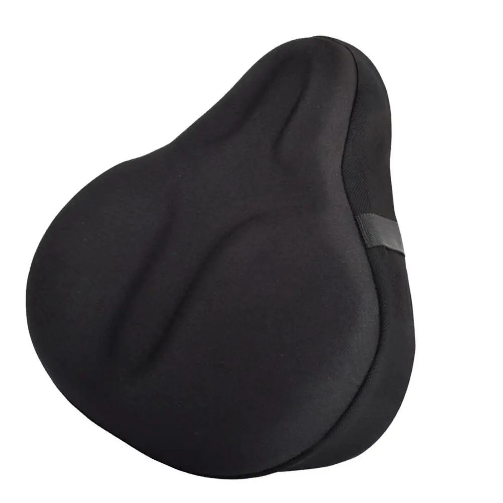 New Comfort Bike Seat Cushion Soft Gel Extra Wide Big Bum Bicycle Saddle Pad
