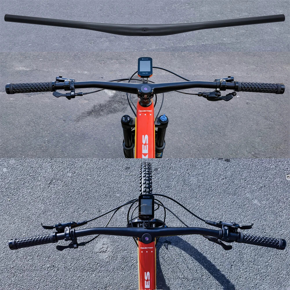 Mtb bike Carbon Handlebars 28.6mm Integrated Handlebar For Mountain Bike Parts