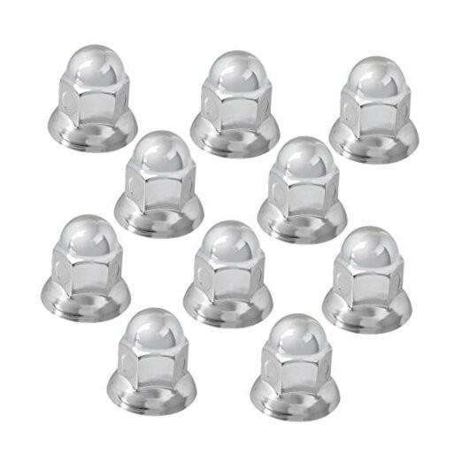 10271SP 33 mm Chrome Nut Cover with Flange 33mm x 1-13/16″ Acorn Push-On