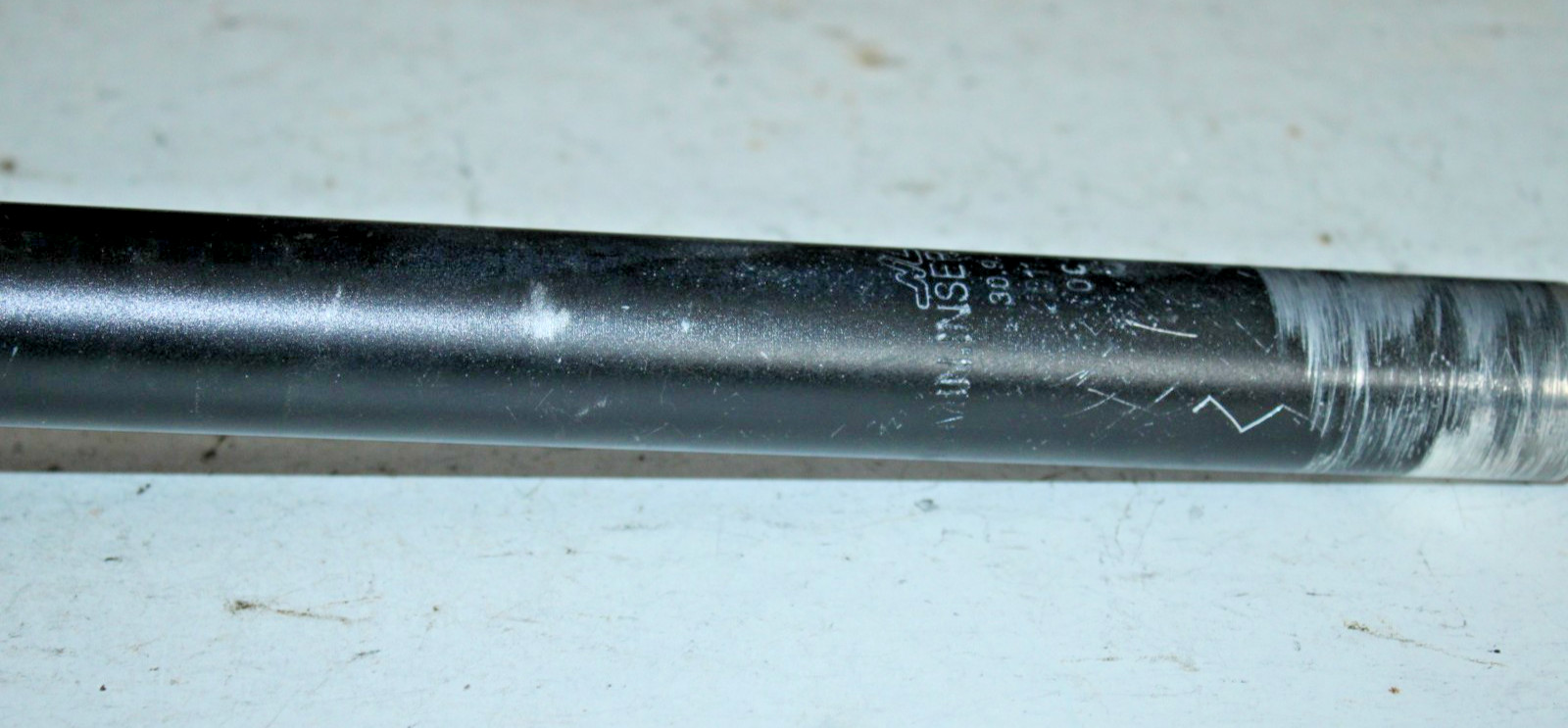 TruVativ Hussefelt Seatpost Seat Tube 350/30.9mm 30mm Offset Black Gravel Road ~