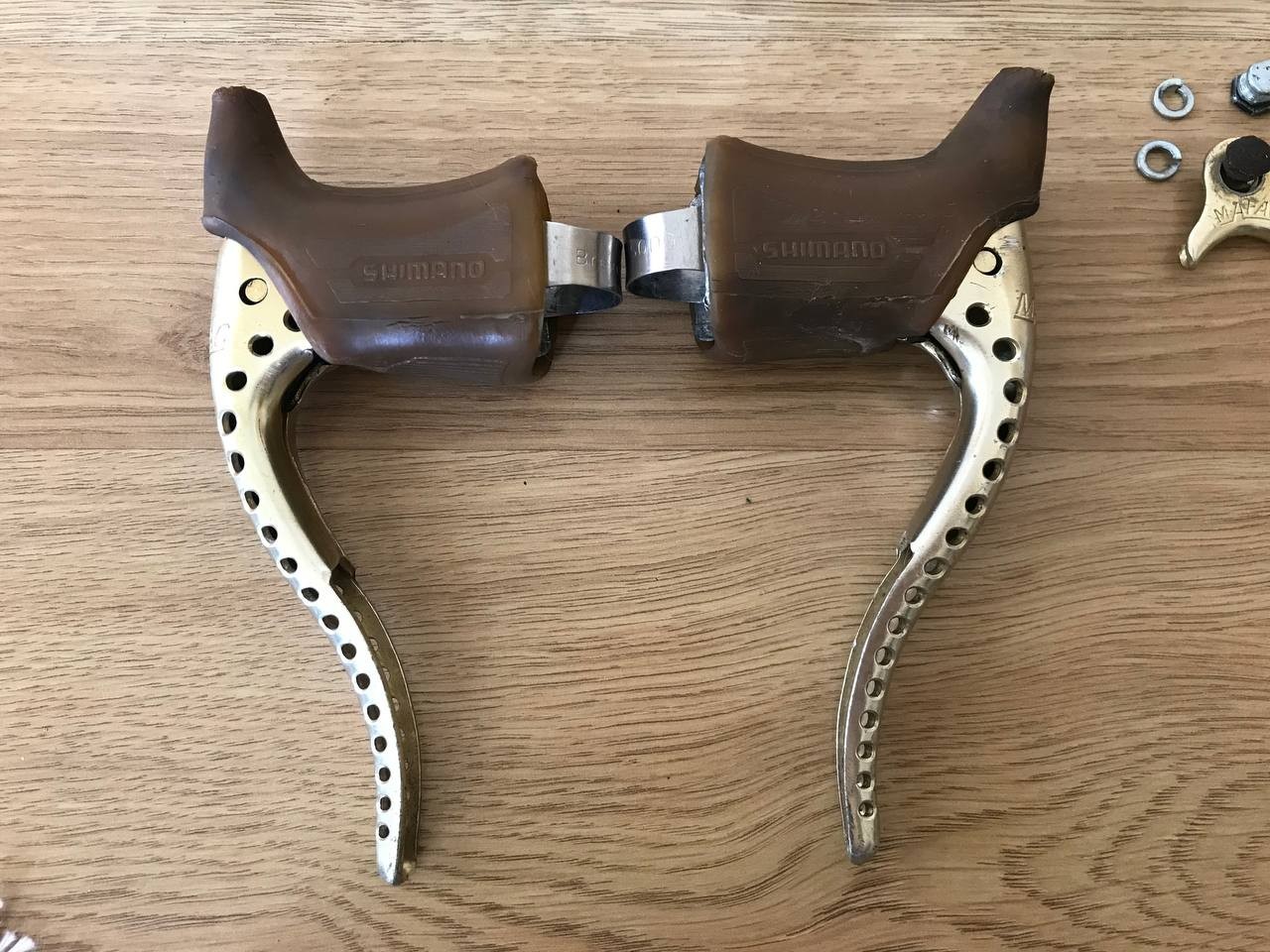 caliper center pull brakes Mafac 2000 Gold Edition