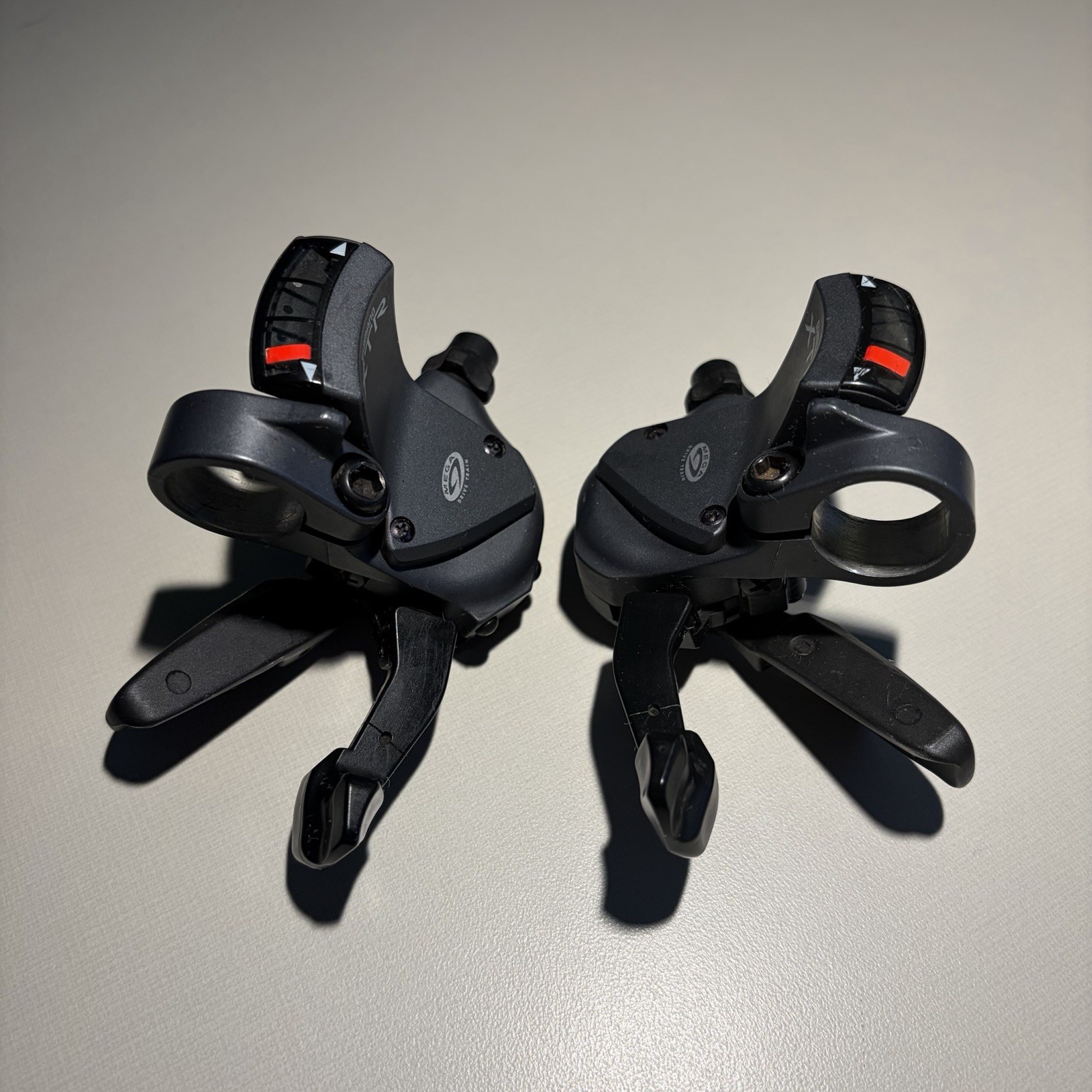 Vintage Shimano XTR 3×9 Speed SL-M952 Shifter Set, Shifters Mega 9 Triple