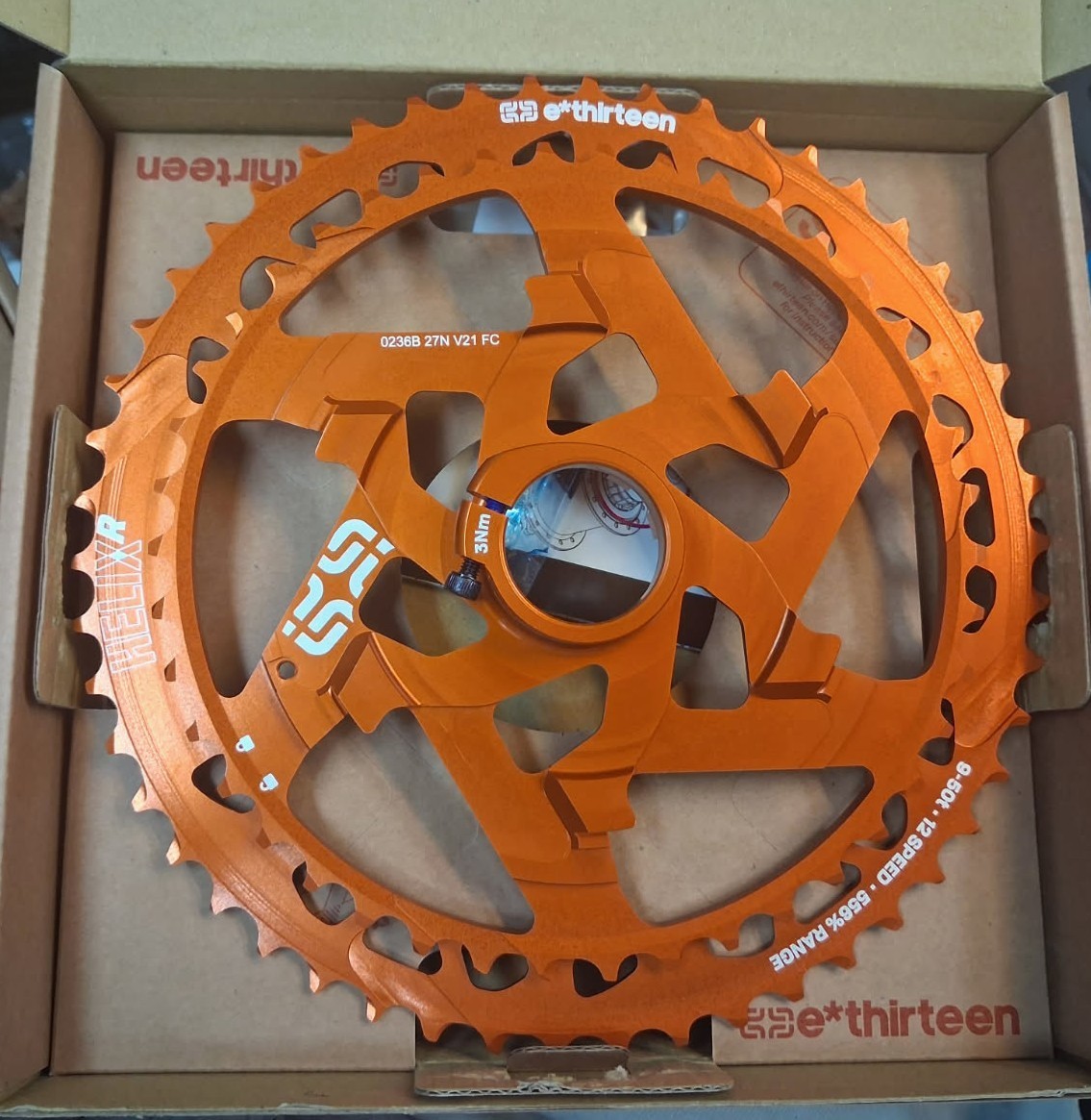 e*thirteen Helix Race Cluster / 12 speed / 42-50T / ORANGE /Naranja NEW in Box