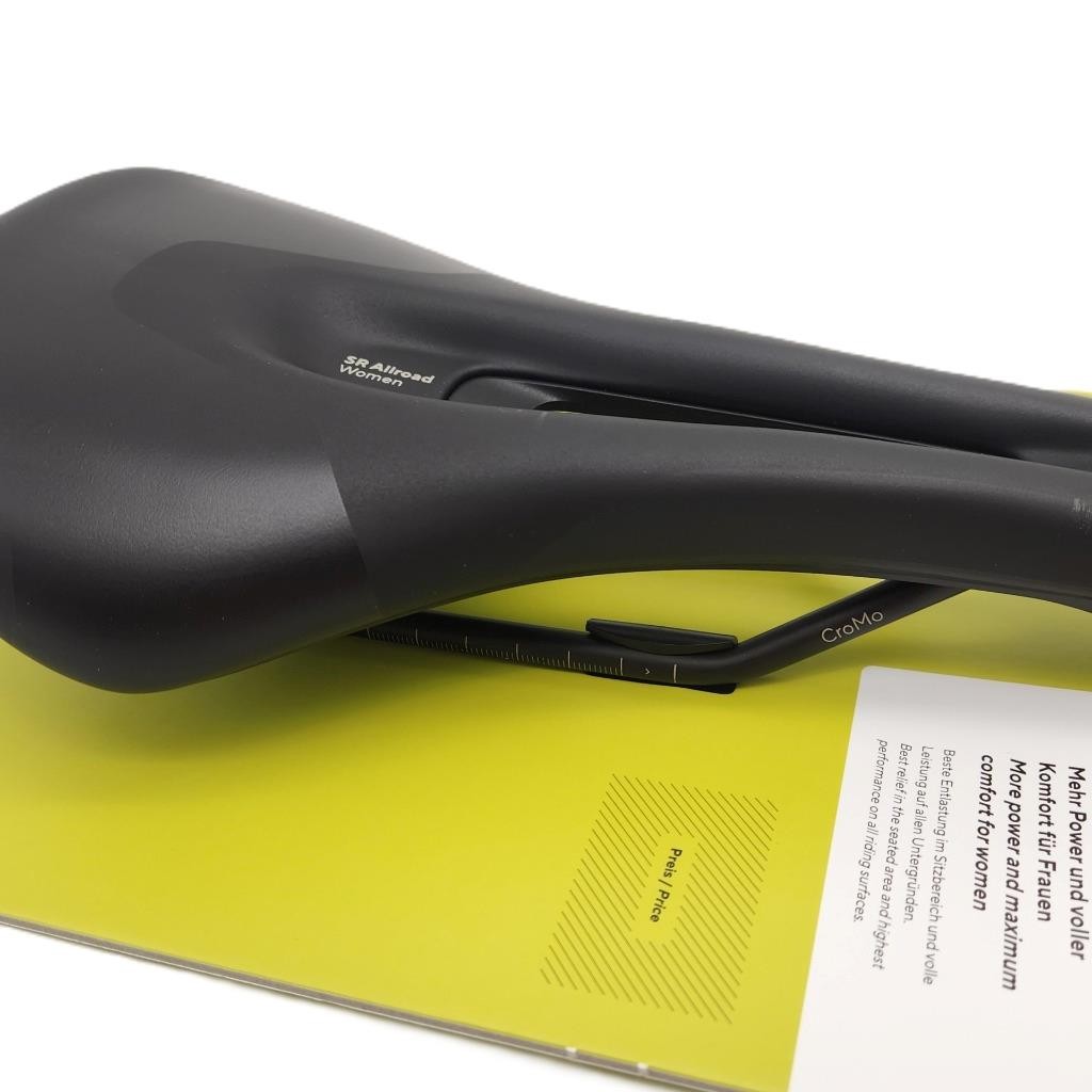 Ergon SR Allroad Bicycle Saddle Small / Medium Women’s Black Chromoly Rails