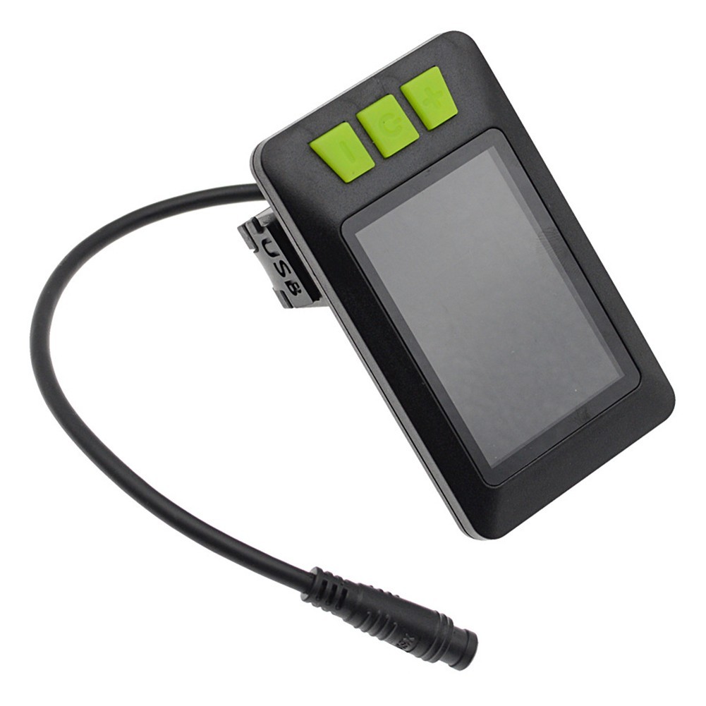 USB Enabled Intelligent LCD Display for Electric Bike Speed Monitoring