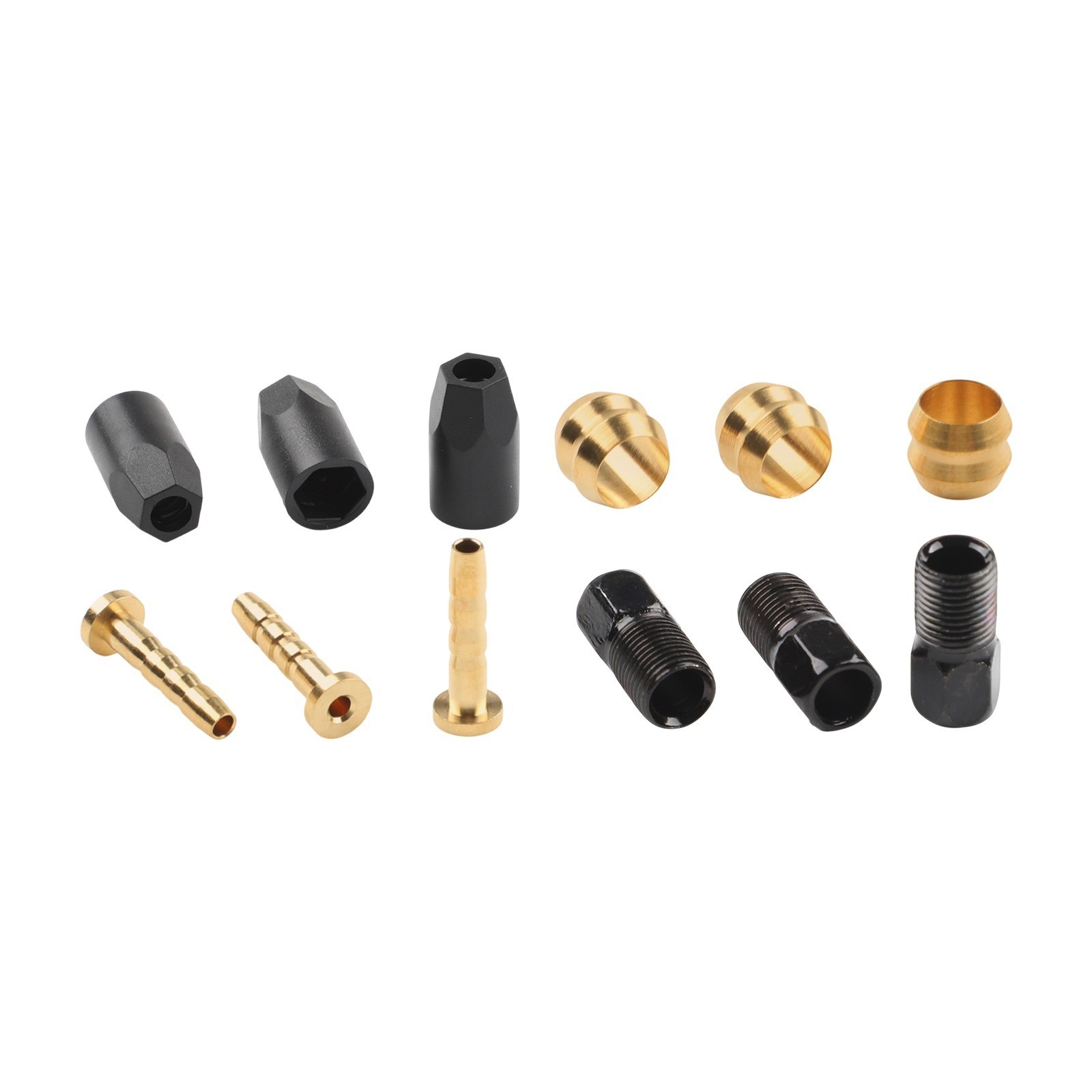 Durable Versatile Jet Black Hydraulic Brake Cable Tee 1 to 2 Adapter Reliable