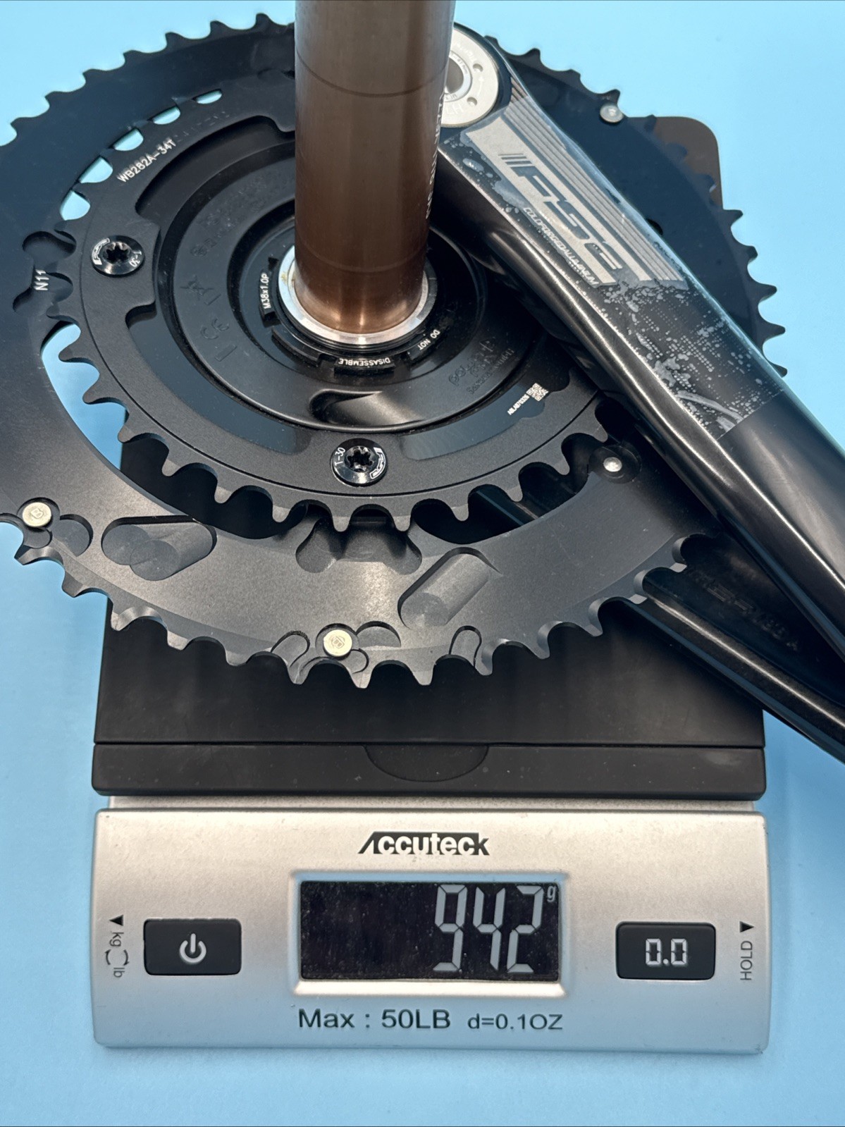 FSA NS ROAD Alloy PowerBox 175mm 50/34 Compact Power Meter Crank 386EVO PF30