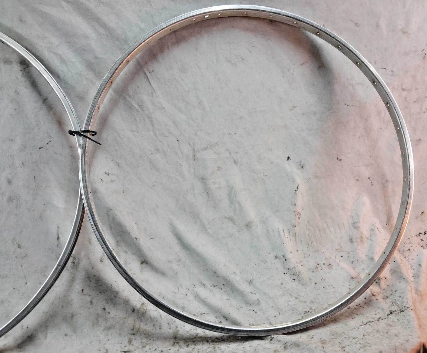 Weinmann 27″ 630ISO Vintage Road Bike Rim Set 36S USA/Belgium Made Rim Brake SLV