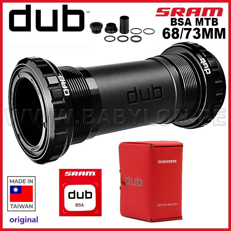SRAM DUB English BSA Threaded 68/73mm Bottom Bracket Cupset BB Cups MTB Bike