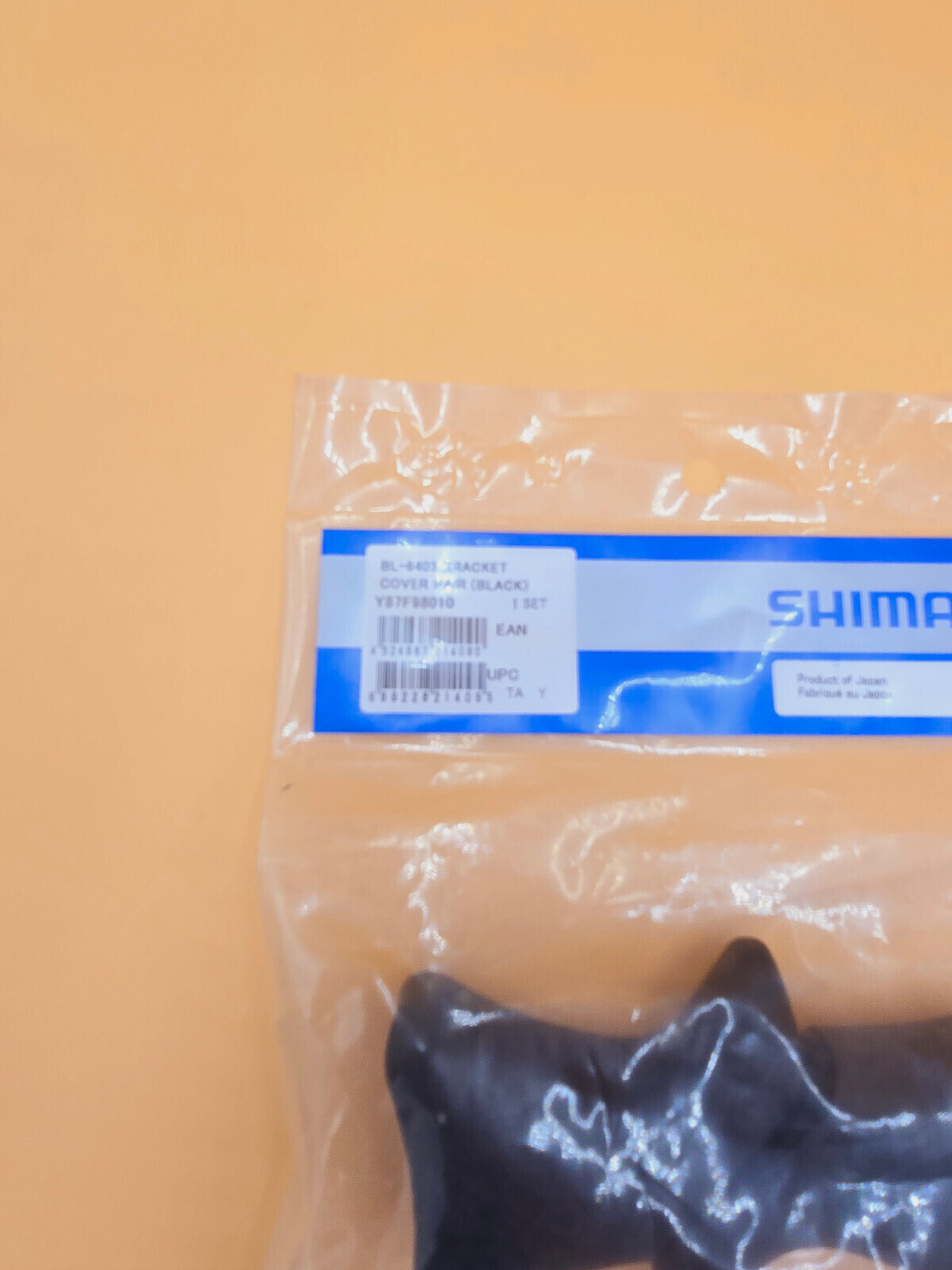 NOS NEW NIB Hoods Shimano 600 BL-6403 6400 Black Brake Levers Rubbers Black