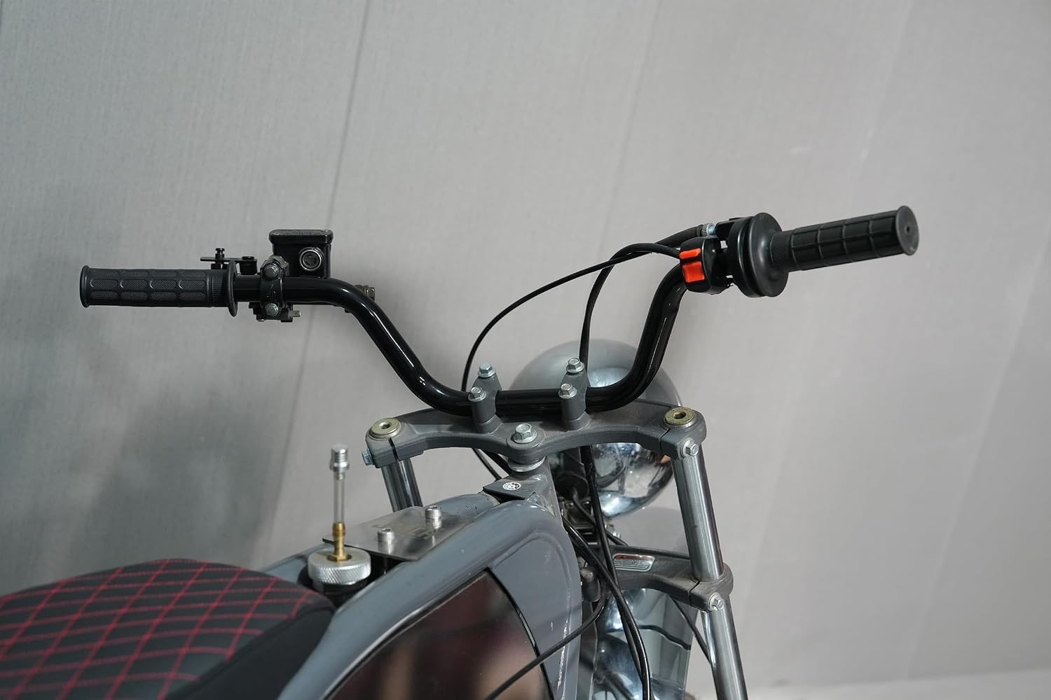 Black 7/8» Alloy Steel Mini Bike Handlebars for Coleman & Motovox Models