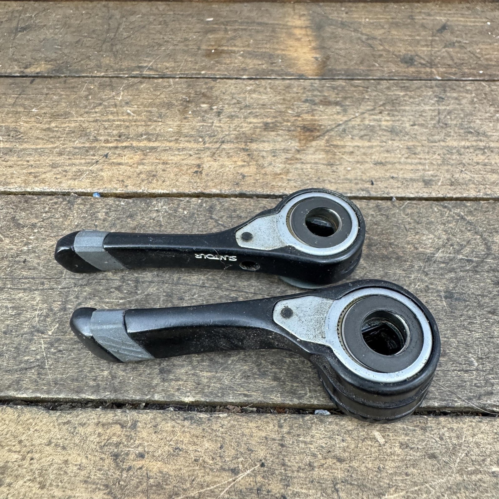 Vintage Suntour Shifters Down Tube 6s Black Index Power Control Set Road Bike