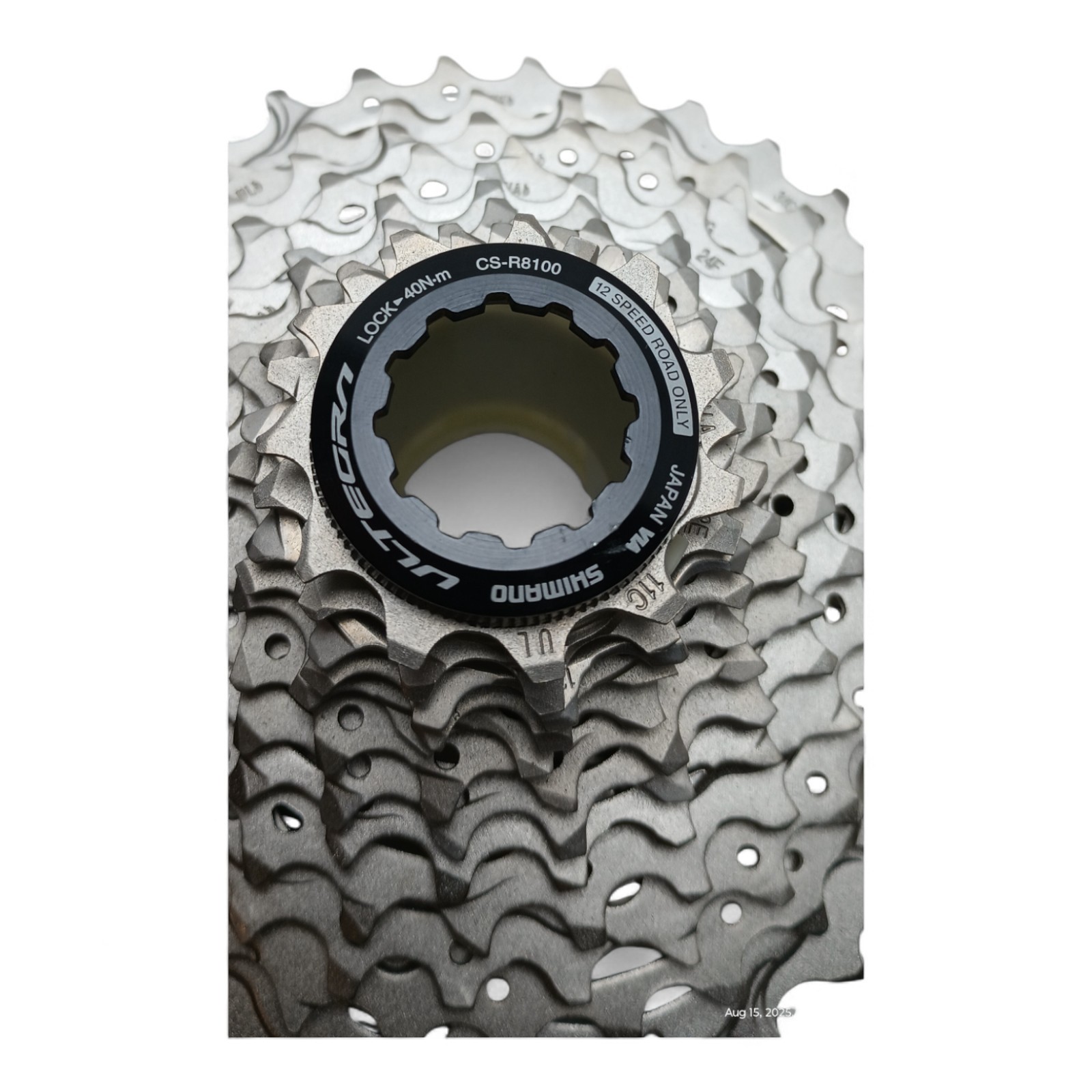 Shimano Ultegra CS-R8100 Casette – 12-Speed, 11-34t, Silver