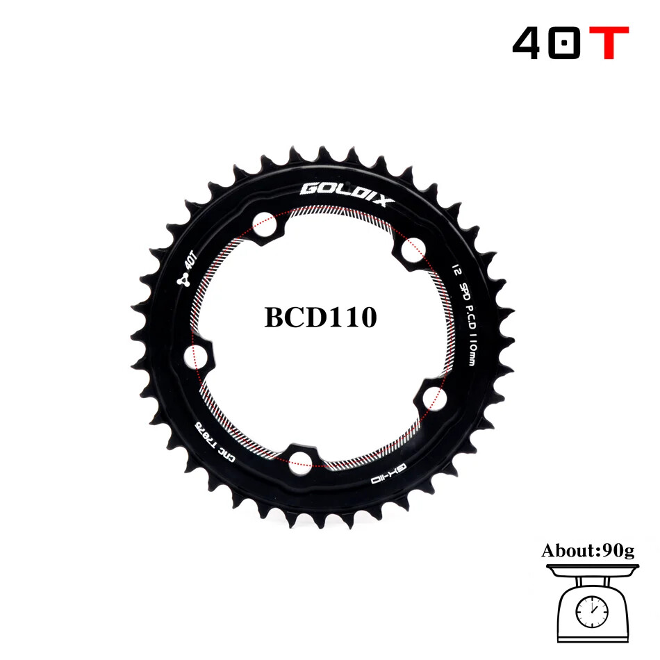 110-5 BCD 110BCD Road Bike Chainring Narrow Wide 38T-58T Bike Chainwheel