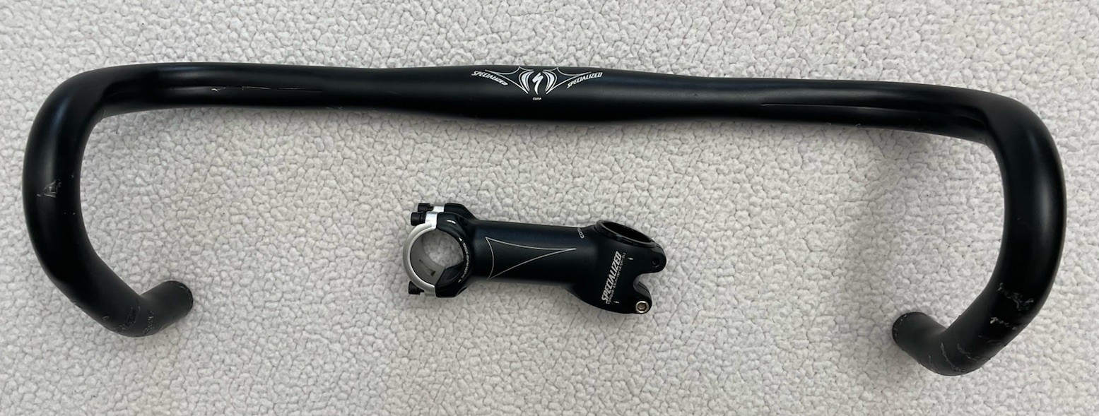 specialized Comp Drop Bars Black / W Stem B56