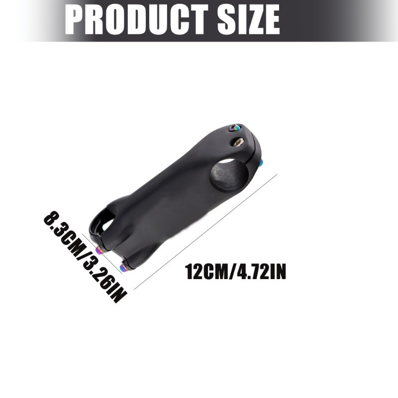 6 Degree Adjustable Bike Stem High Strength Light Weight Handlebars Stem