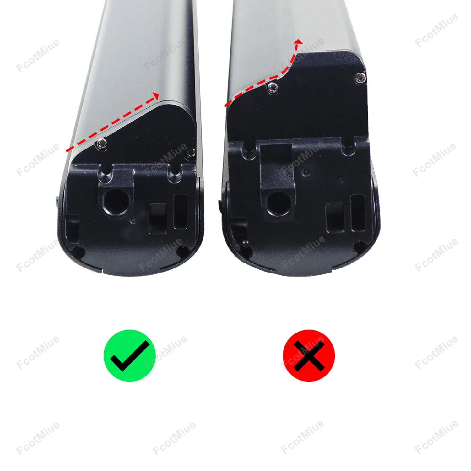 48V14Ah Frame Integrated Battery for Randride YS90,Samebike XWP 10 Electric Bike