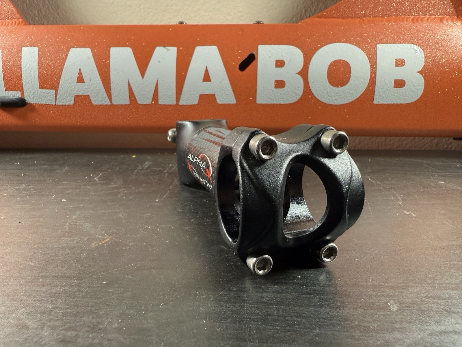 Alpha Q 100mm BLACK Threadless 1-1/8″ 31.8mm Bike Stem Carbon Fiber Aluminum #17