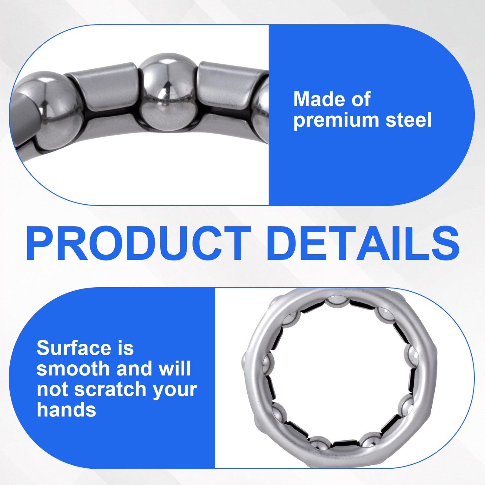 15 Pcs Bicycle Wheel Bearing Loose Steel Balls Assortment Repair Kit Set