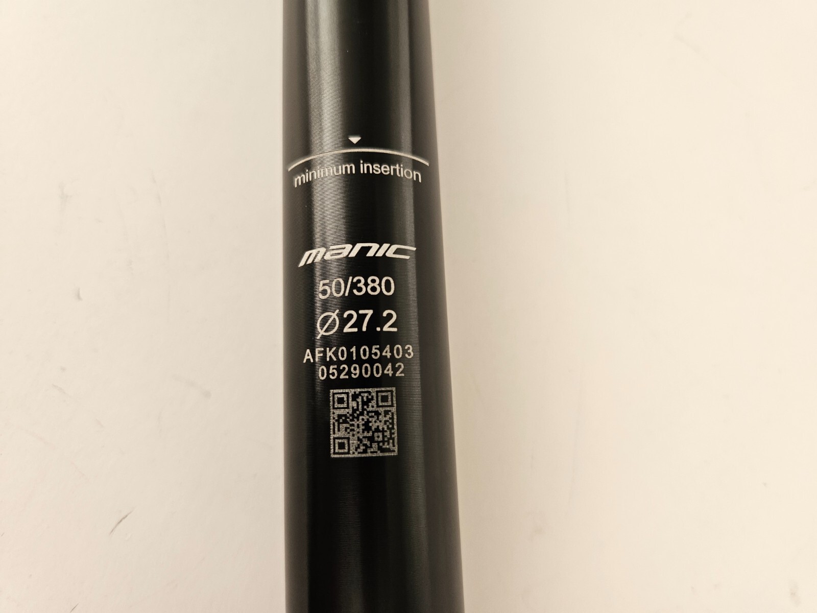 X Fusion Manic 27.2 Dropper Seatpost Mountain Bike 50mm Travel 27.2mm Diameter