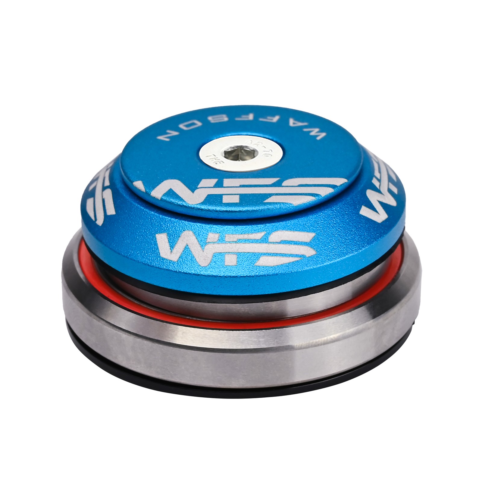 WFS HY638 Full Integrated Headset 1 1/8 – 1.5 inch 7.8mm Tapered Top Cone , Blue