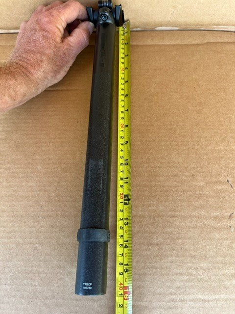 BMC bicycle carbon D shaped seat post 380mm straight SLR 01 seatpost