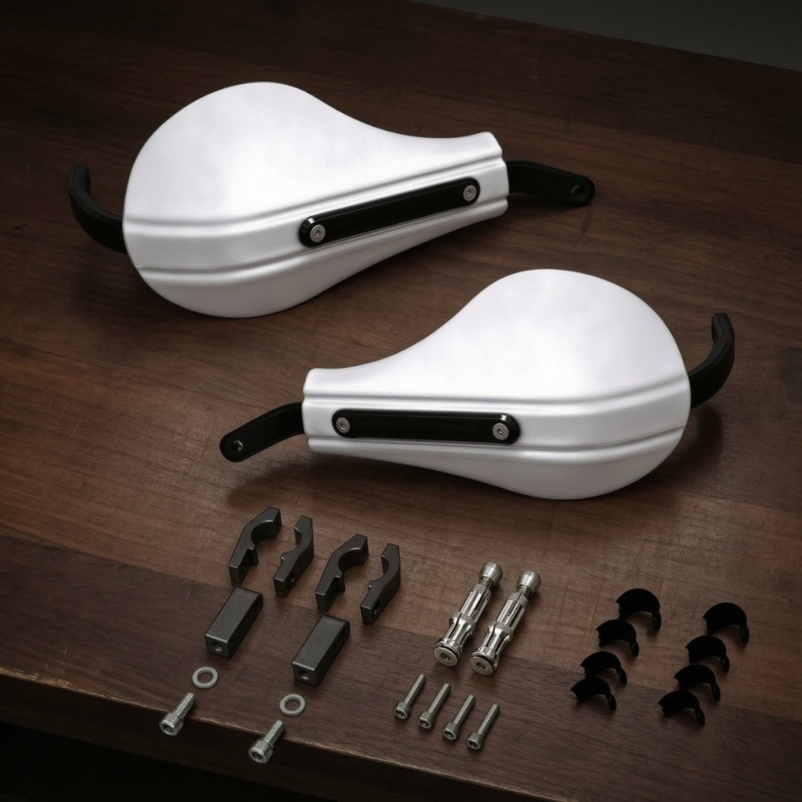 Motorcycle Handlebar Guard with Mounting Bracket Universal Fit Motorcycle