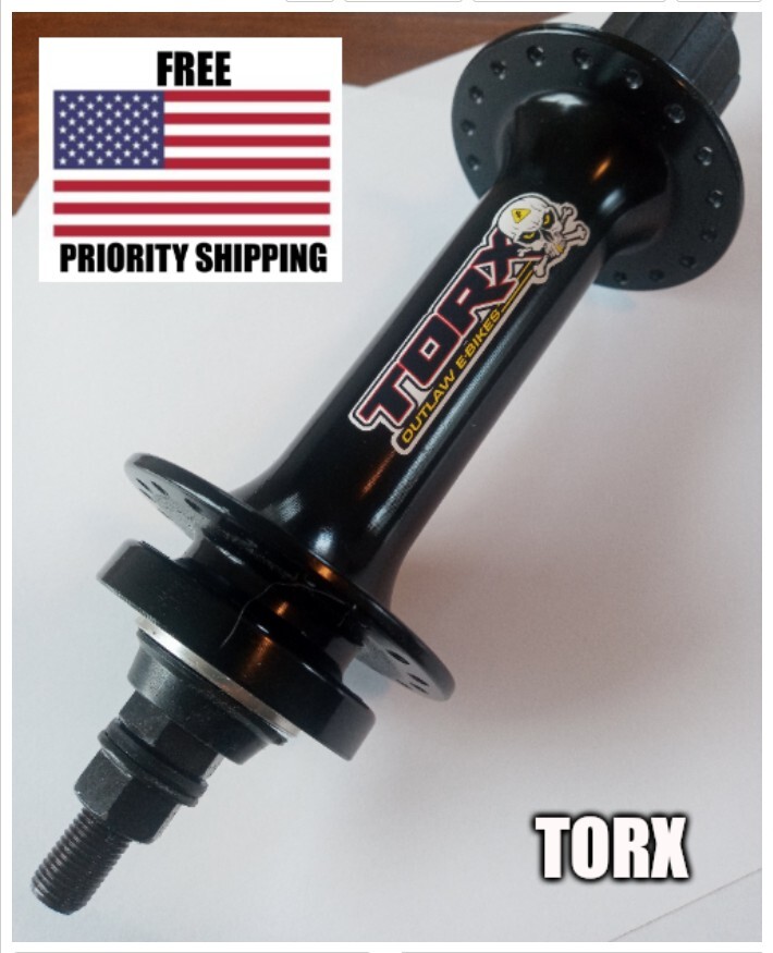 Fat bike aluminum rear hub 190mm 36H 3/8″ cassette 8/9/10 SPD disc type.
