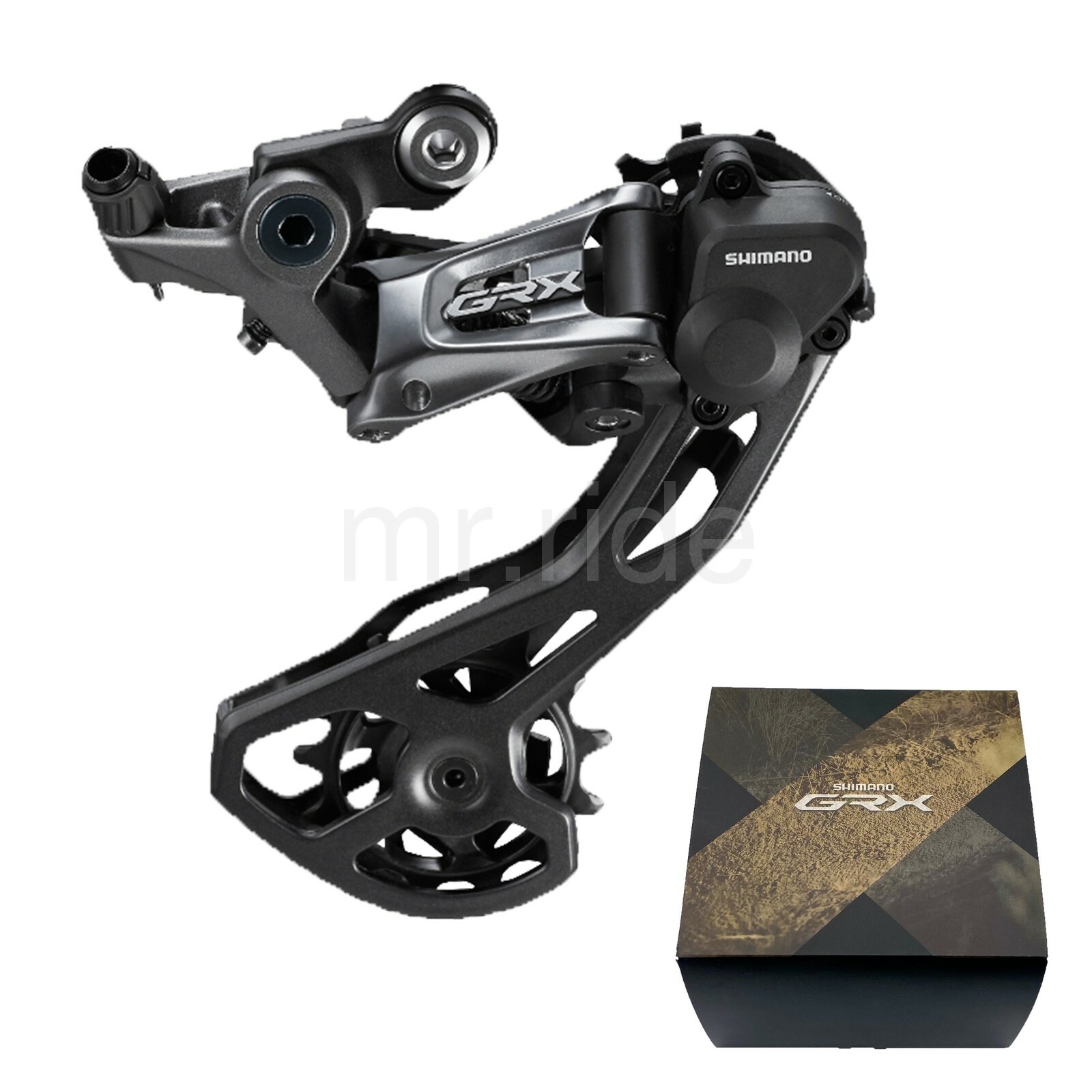 Shimano GRX RD-RX810 Bicycle Rear Derailleur SHADOW RD+ 2×11 Speed, Max 34T