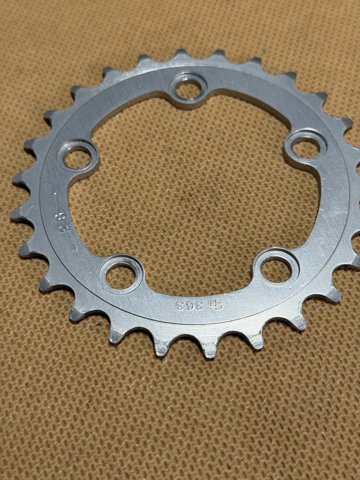 Vintage SR Sakae Ringyo RoundTech 26T Chainring BCD 74