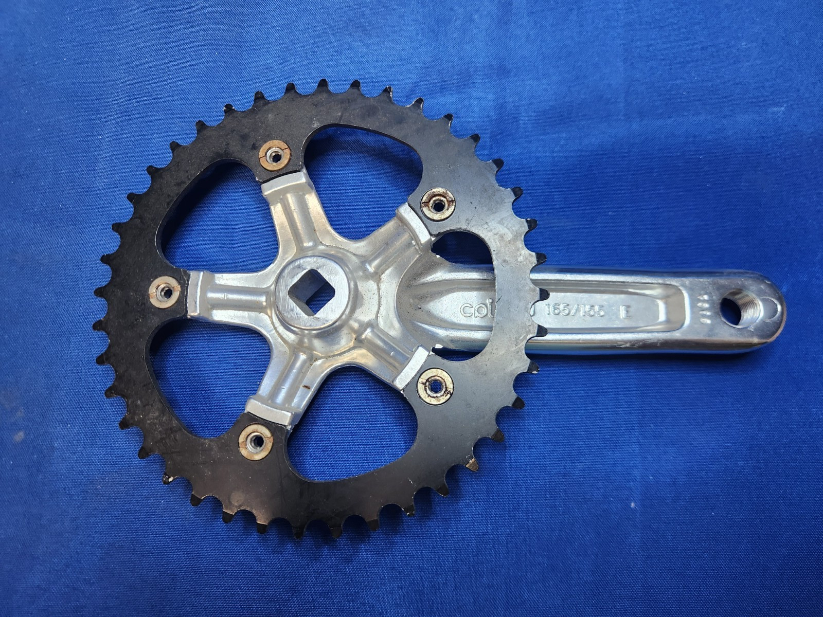 REDLINE CFJ/CFM Square Taper Crankset 110BCD Silver 165/155mm 40T Drive Side