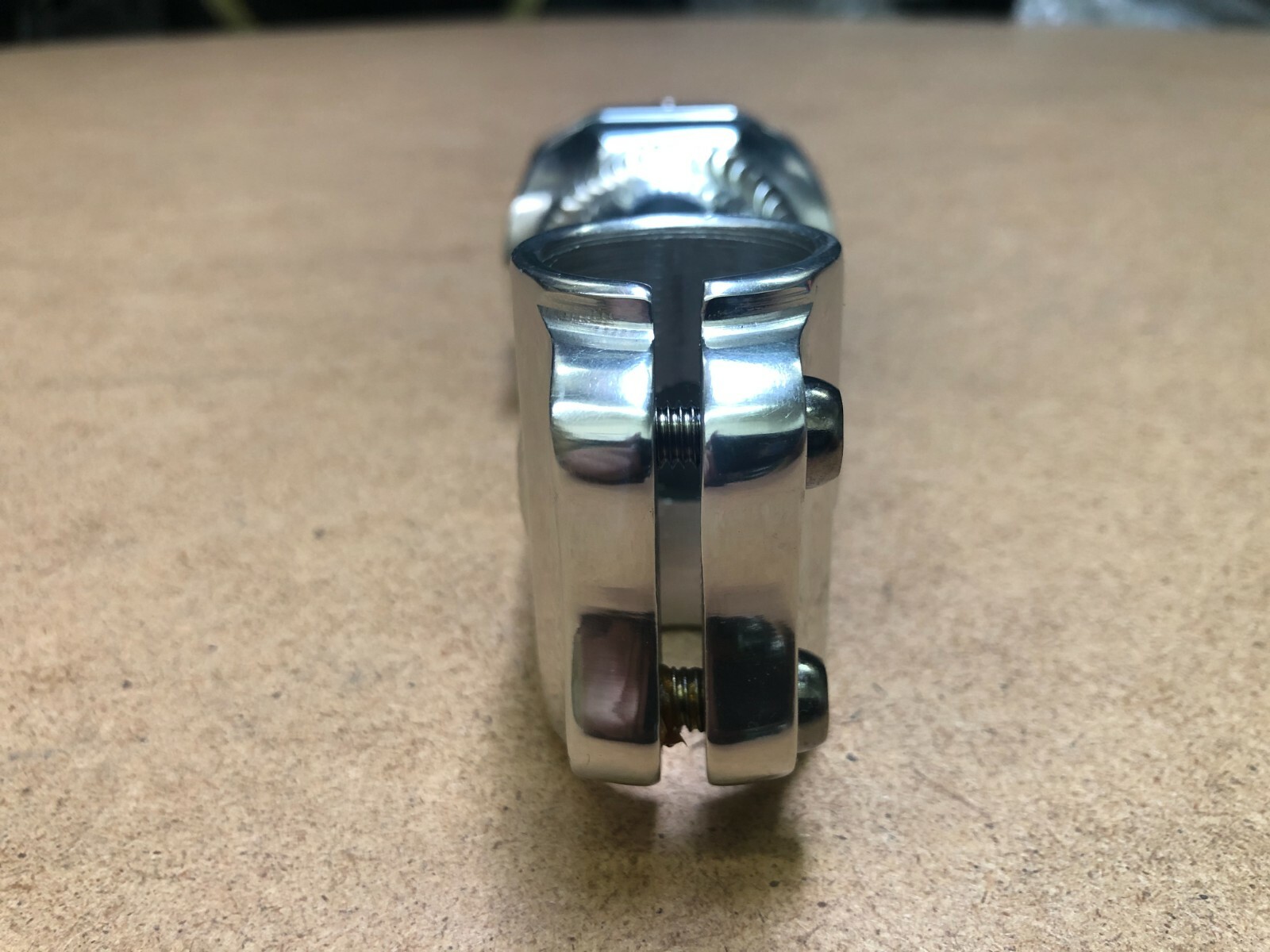 New Kalloy Bicycle Ahead Stem 1-1/8″ 28.6mm 5 Deg Rise Bore 25.4 Anodized Silver