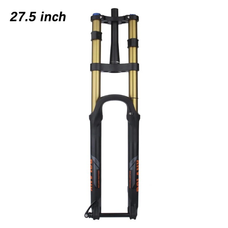 27.5 29in MTB Ebike Barrel Axle Air Pressure Suspension Fork Straight/Tapered
